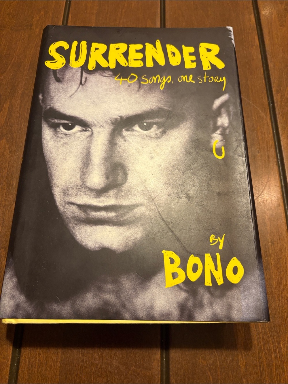 Surrender by Bono Hardcover Book